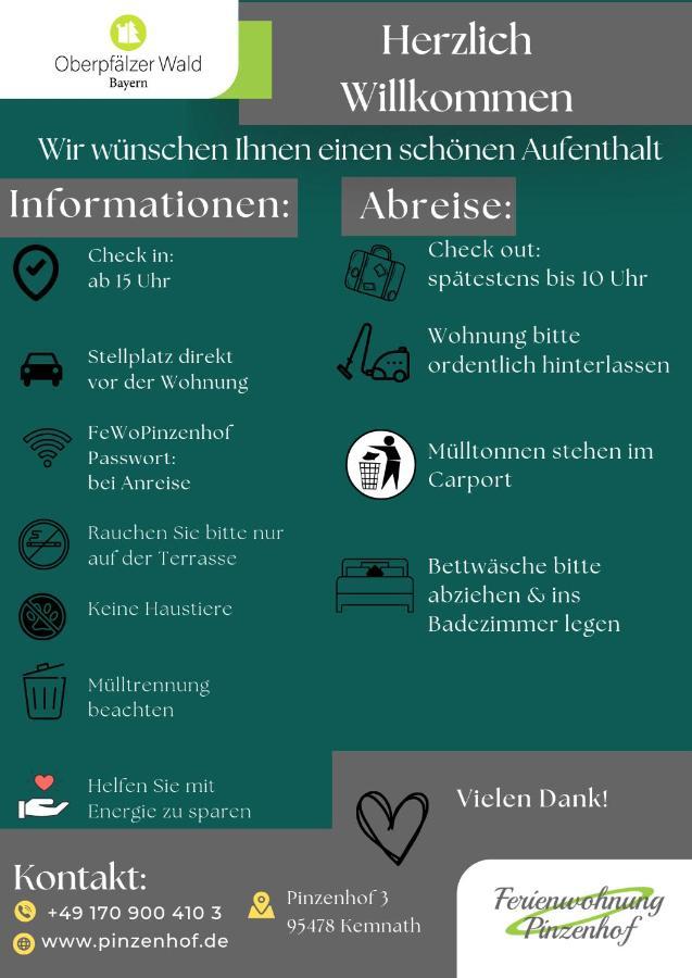 Ferienwohnung Pinzenhof - Kemnath Exteriör bild